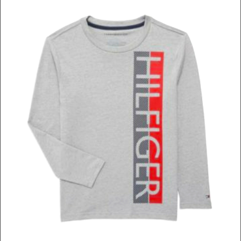 Boy's Logo Heathered Tee